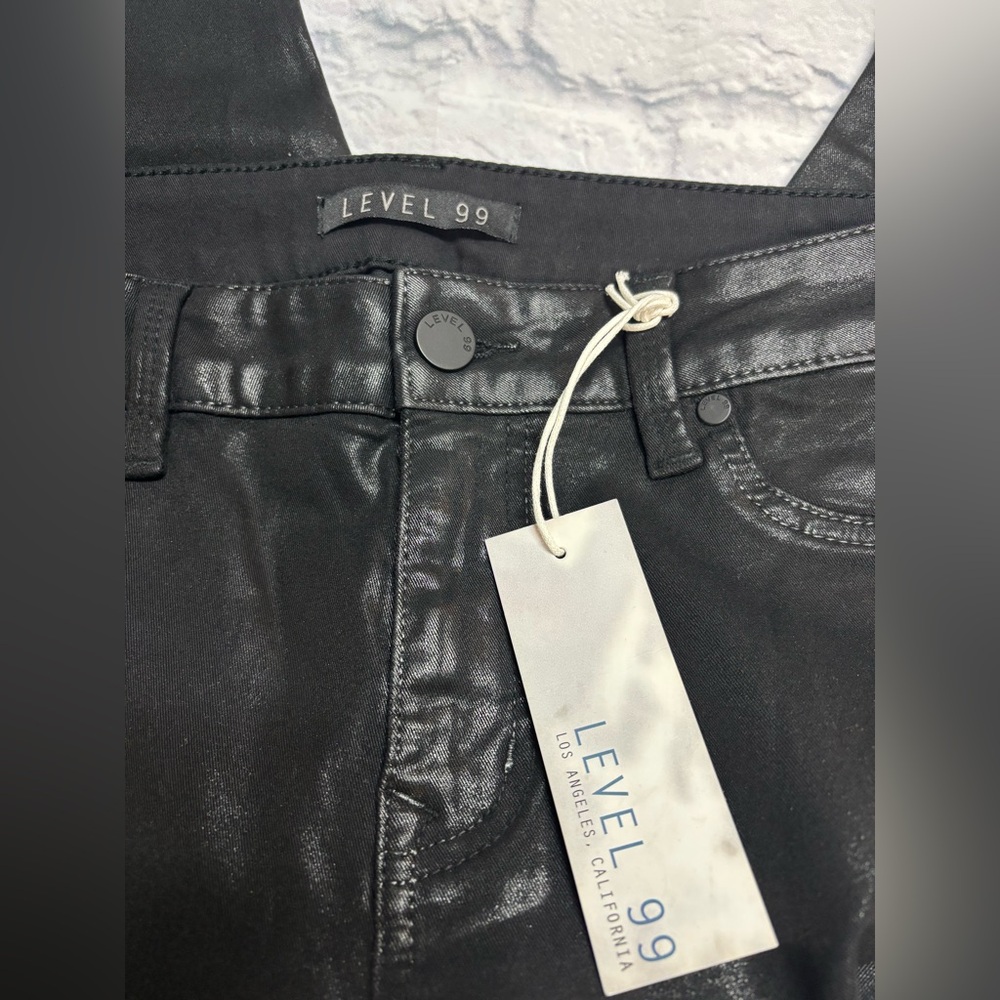 Level 99 Black Skinny Jeans - Picture 6 of 8